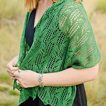 Marietta Stole in SweetGeorgia CashSilk Lace - Downloadable PDF