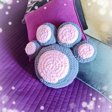 Purrprint Cat Paw Pillow