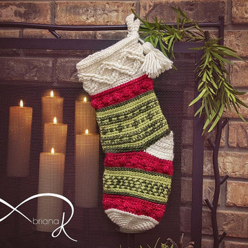 Infinity Crochet Noel Stocking