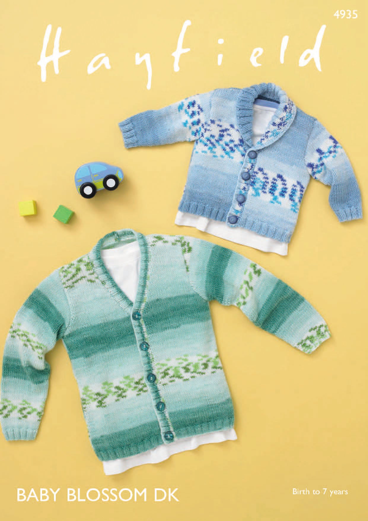 Cardigans in Hayfield Baby Blossom DK - 4935 - Downloadable PDF