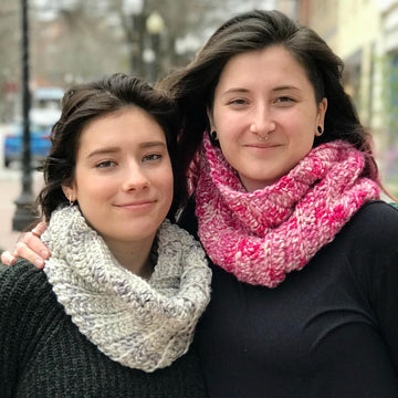 Snow Day Chevron Cowl