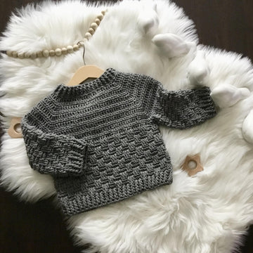 Harmony Basketweave Boy & Girl Sweater N 638