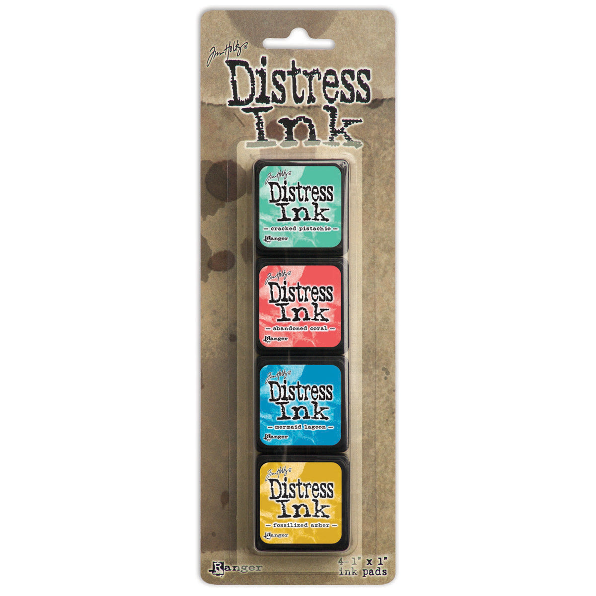 Ranger Tim Holtz Distress Mini Ink Pads 4/Pkg - Kit 13