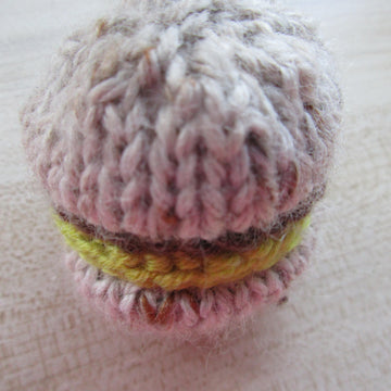 Burger Keyring