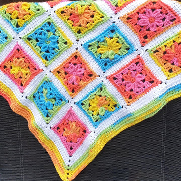 Starburst Granny Square Blanket (UK)