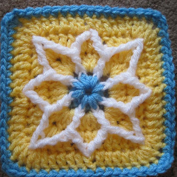 Precious 6" and 9" Afghan Square