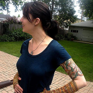 Bonfire Fingerless Gloves