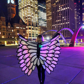 Night Angel Wings - Crochet Shawl