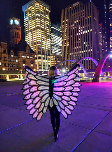 Night Angel Wings - Crochet Shawl