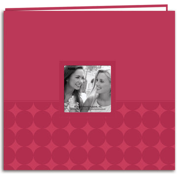 Pioneer Embossed Post Bound Frame Album 12"X12" - Pink