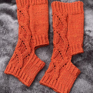Lacy Red Yoga Socks