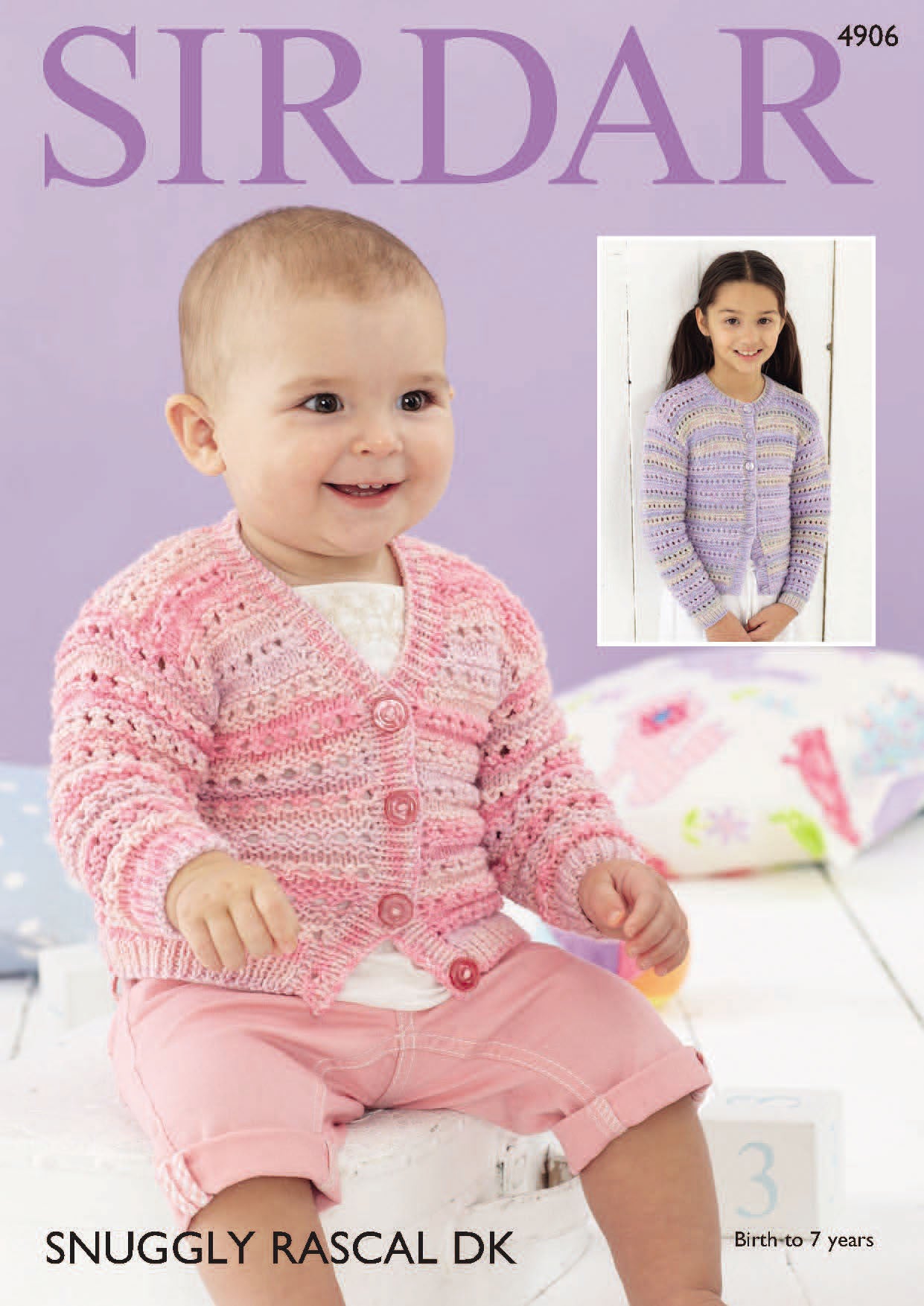 Cardigans in Sirdar Snuggly Rascal DK - 4906 - Downloadable PDF