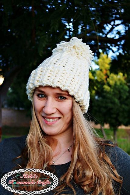 Chunky Knit-Like Hat