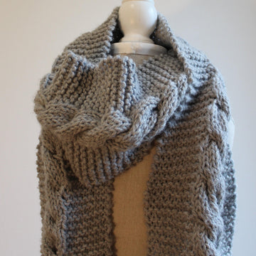 Men's Storm Cable Scarf