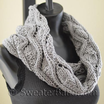 #185 Chunky Waves Eternity Scarf