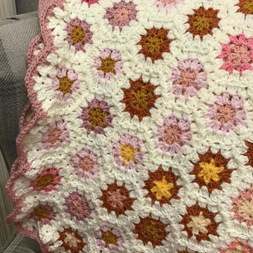 Hexagonal Temperature Blanket