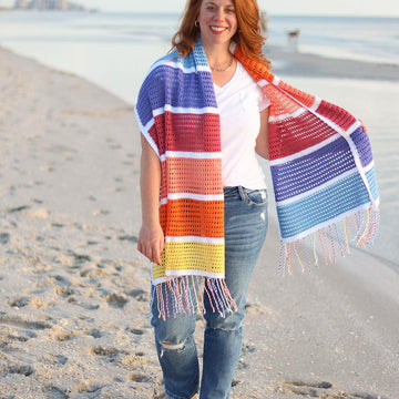 Summer Sunset Blanket Scarf