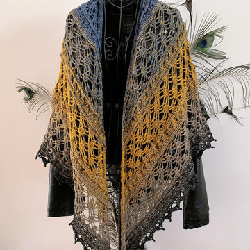 Triangular Scarf "Algea"