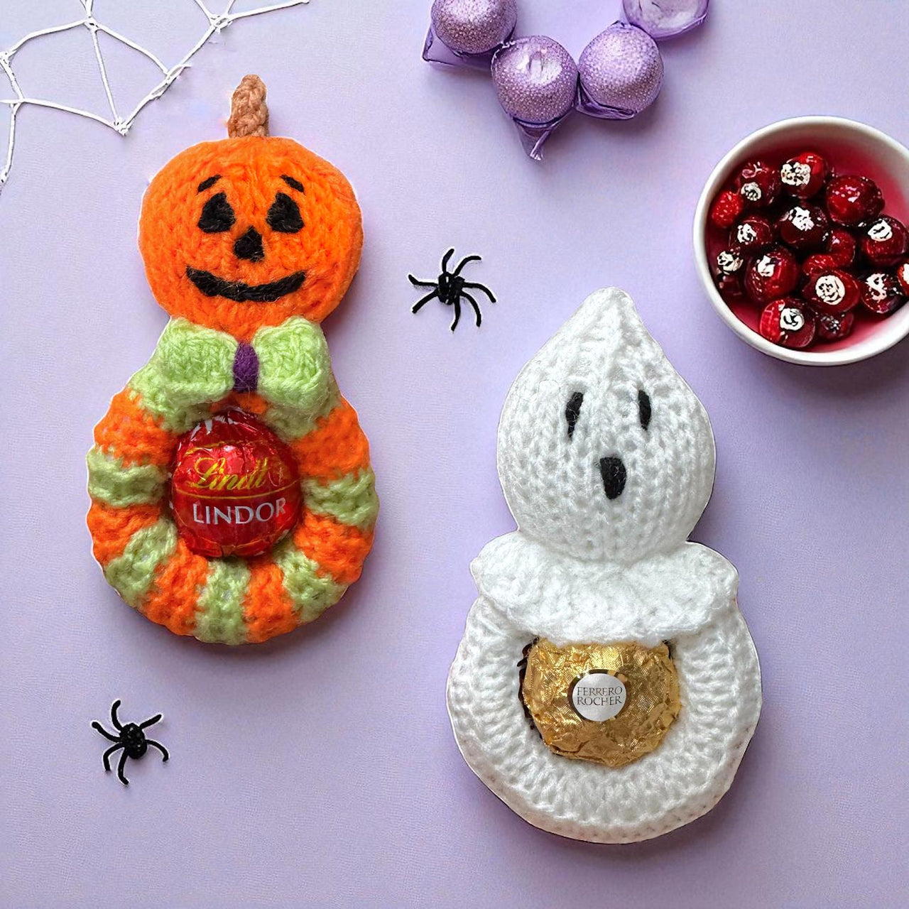 Halloween Ghost and Pumpkin Hanging Decoration