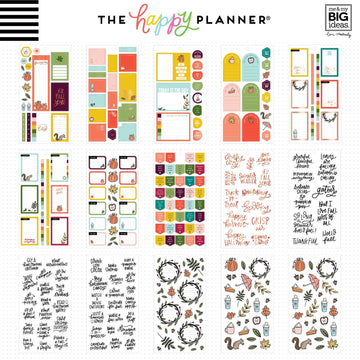 Happy Planner Sticker Value Pack - Fall, 712/Pkg