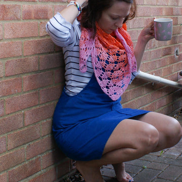 Perceptions Triangle Shawl