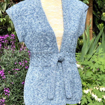 Gilet with Tie Front