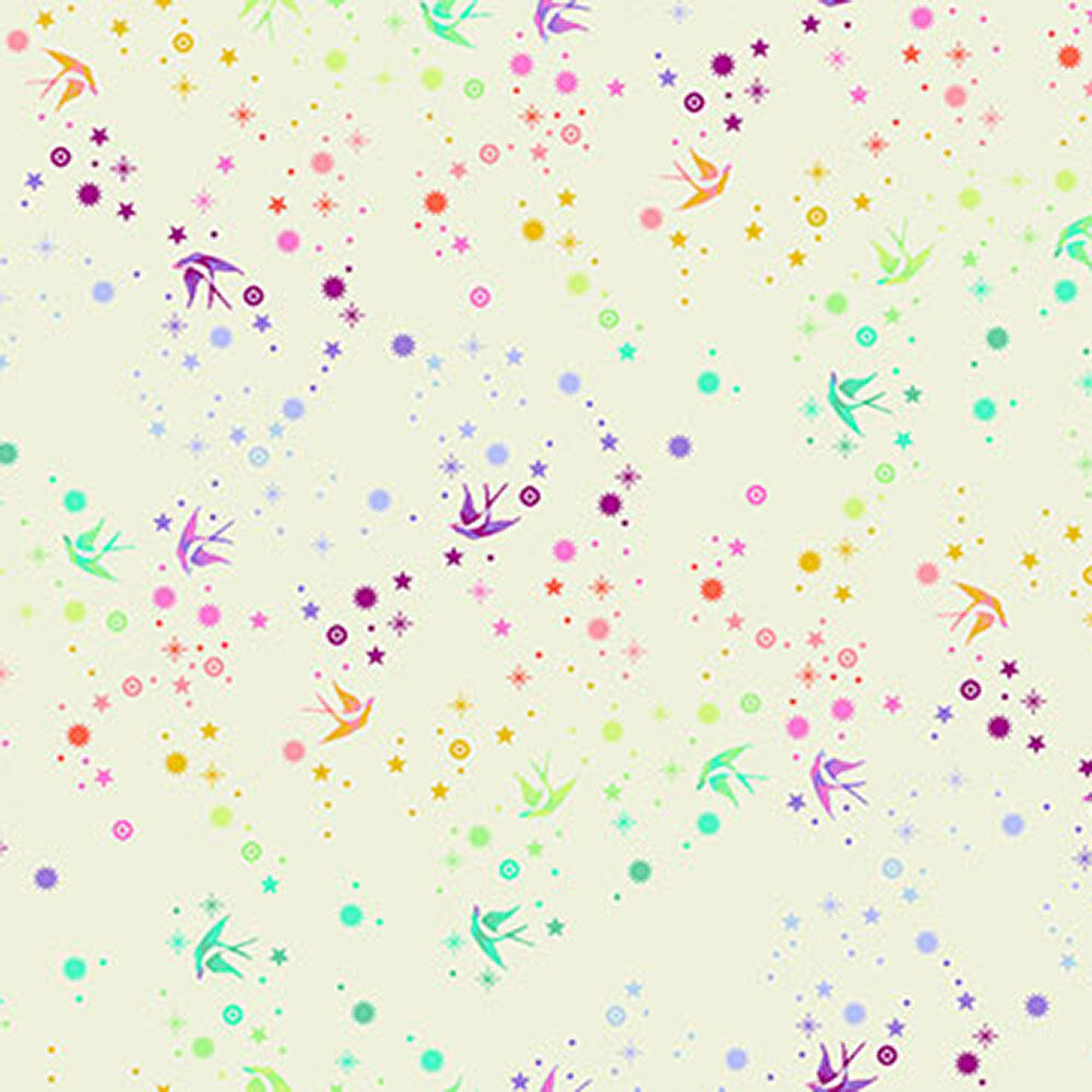 Tula Pink True Colors Fairy Dust - Cotton Candy