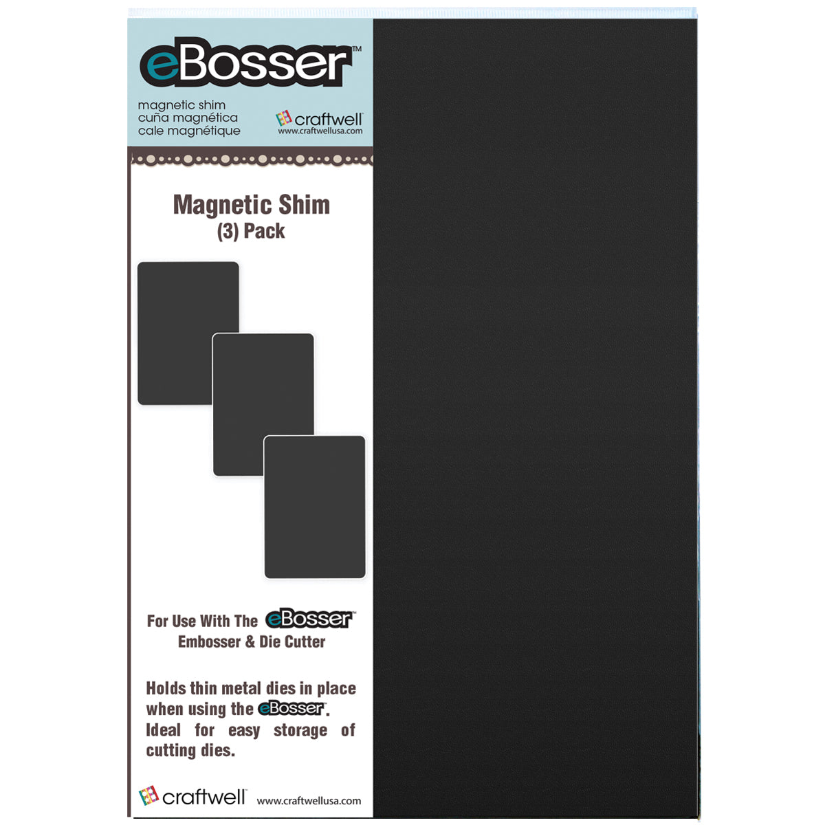 Craftwell eBosser Magnetic Shims 3/Pkg - 338997