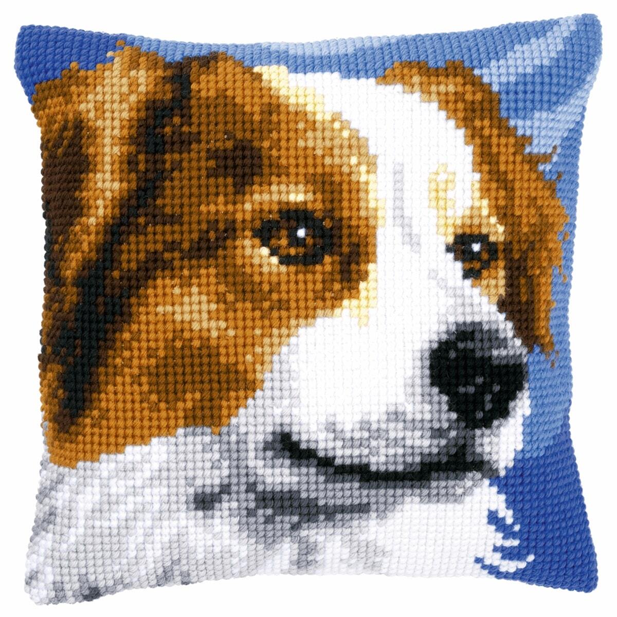 Vervaco Cross Stitch Kit: Cushion: Border Collie - 40 x 40cm