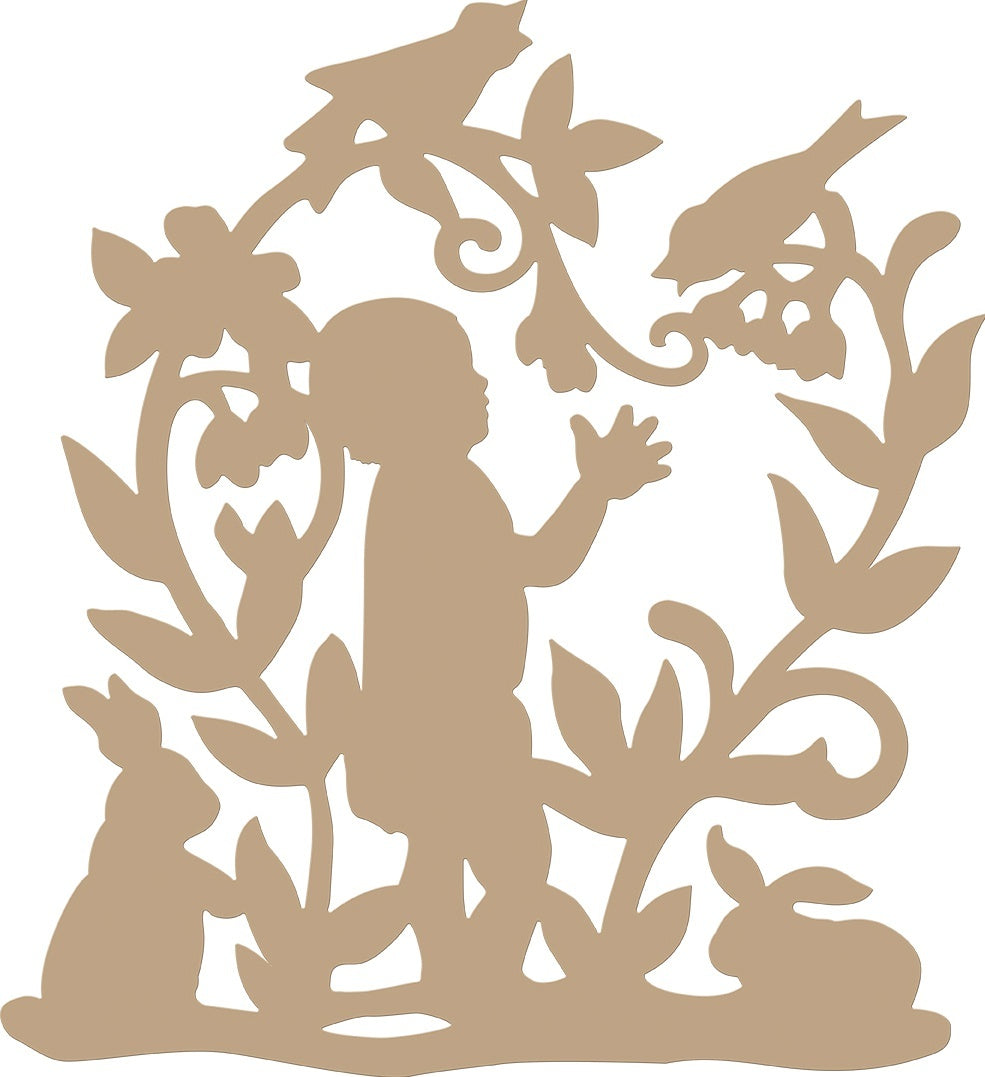 Spellbinders Glimmer Hot Foil Plate - Baby's Garden