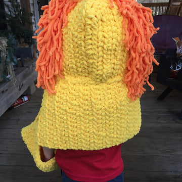 Lion hooded scarf