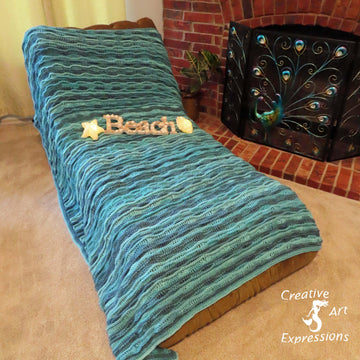 Sea Breeze Blanket Afghan Twin - King