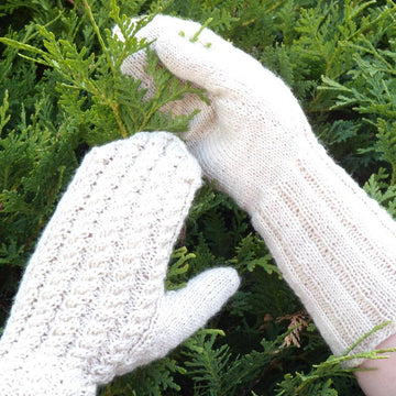 Twisted Trails Cabled Mittens