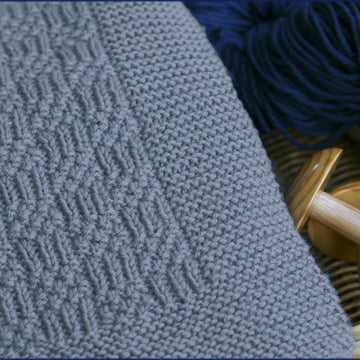 Kingsfold Dorm Room Throw Knitting Pattern