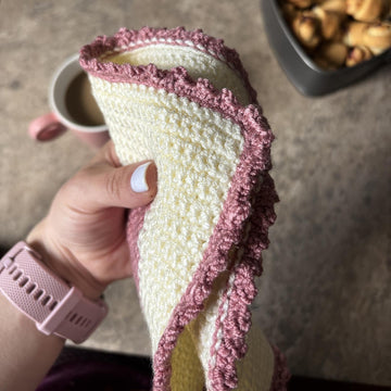 Blush Bow Potholder