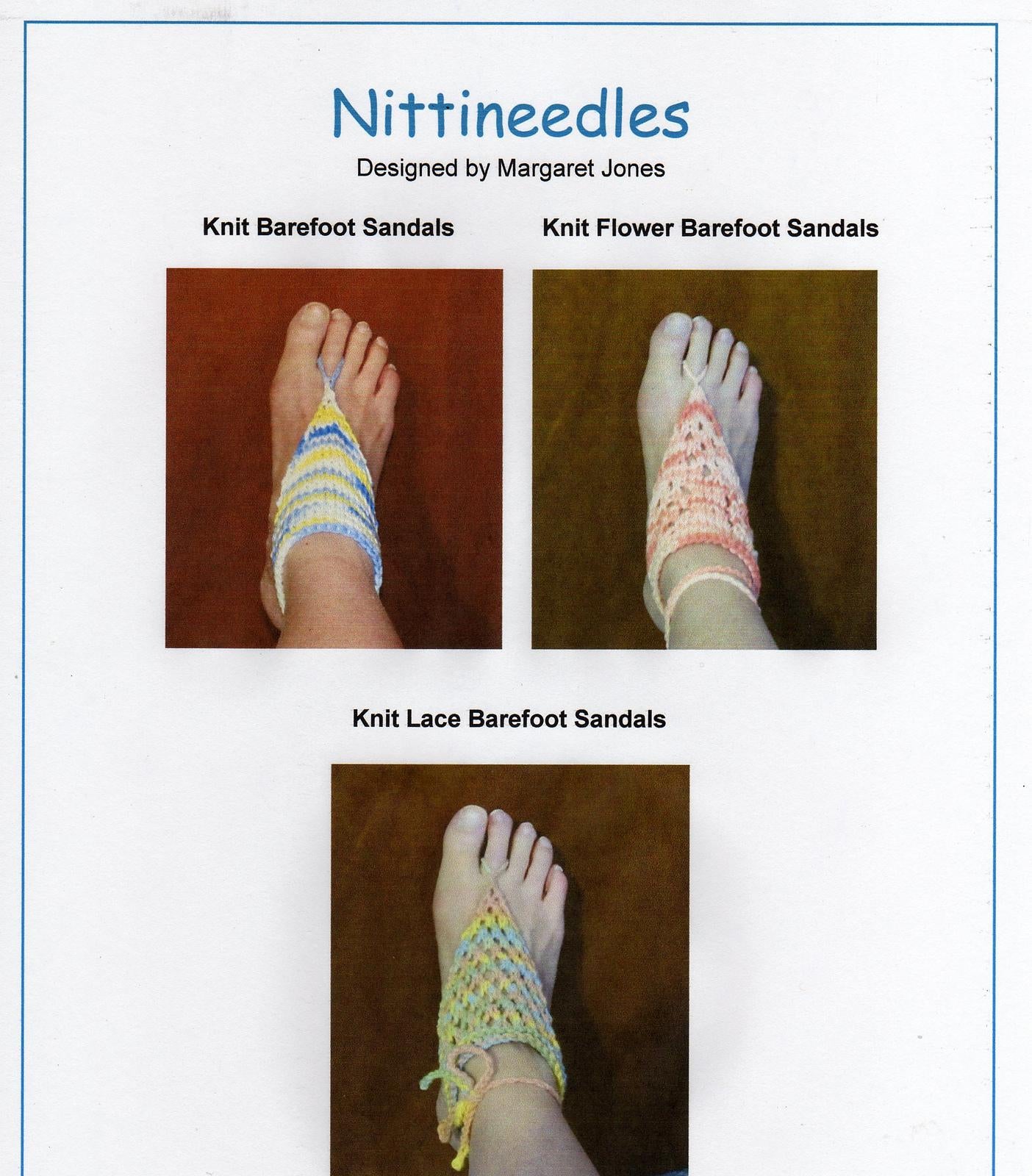 Knit Barefoot Sandals 3 in 1