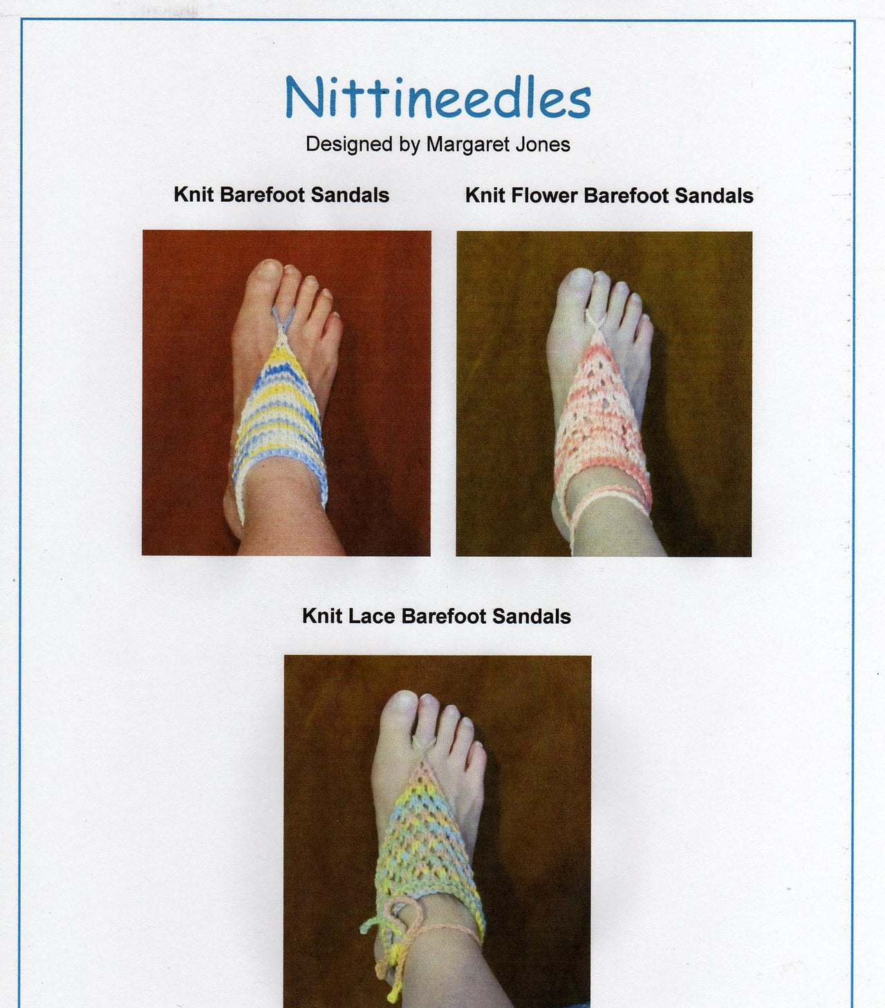 Knit Barefoot Sandals 3 in 1
