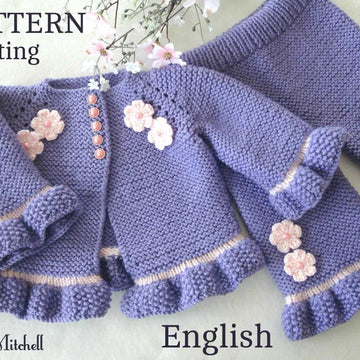 Pattern Baby Jacket Baby Pants Baby Shoes Baby Beanie Baby Set by Elena Mitchell