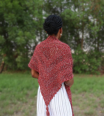 C2C Triangle Mesh Shawl