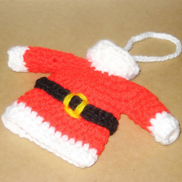 Santa sweater ornament