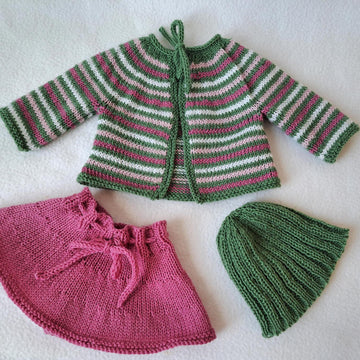 Doll Cardigan Set