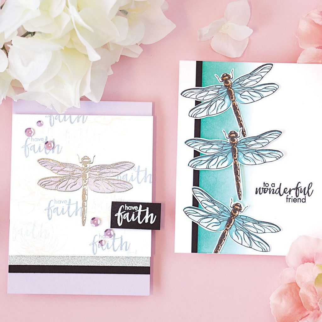 Hero Arts Color Layering Clear Stamps 4"X6" - Dragonfly