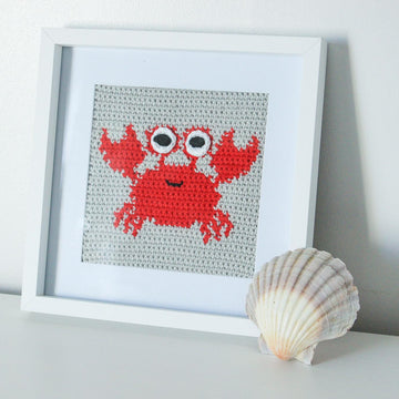 Red Crab Framed Picture