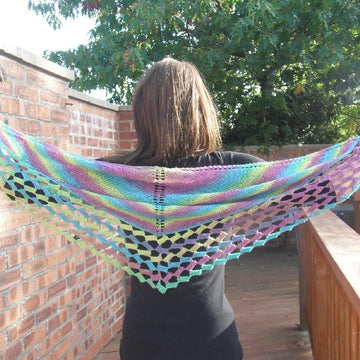 Bricks & Mortar Triangular Shawl