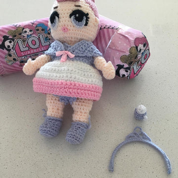 LOL (inspired) Doll Crystal Queen Clothes