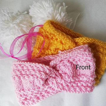 Rosytwist headband