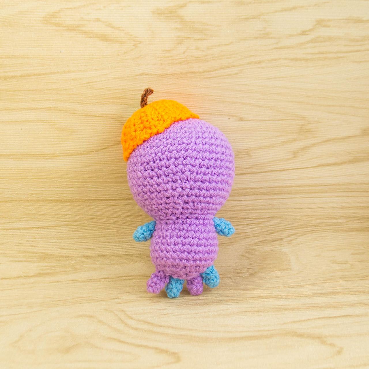 Monster Wearing Orange Hat