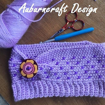 Spring Arrows Keyhole Head Warmer