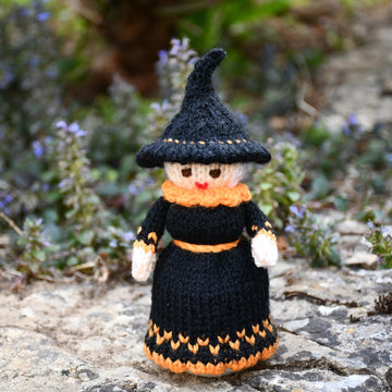 Judy the Witch Egg Cosy Knitting Pattern - Doll Knitting Pattern
