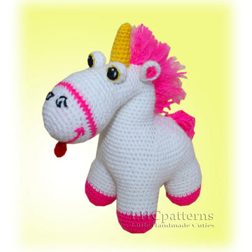 Agnes and the Unicorn Crochet Pattern, Doll Crochet Pattern, Cute Unicorn Crochet Pattern, Girl Crochet Pattern
